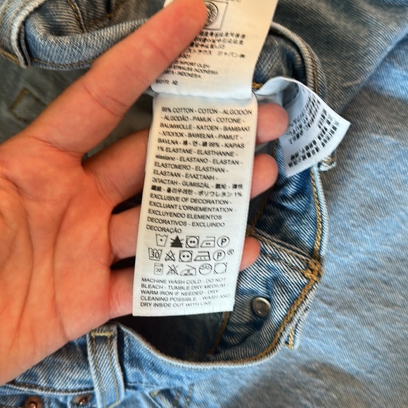 Levi’s ribcage straight jeans, sz 32 - Picture 4 of 4